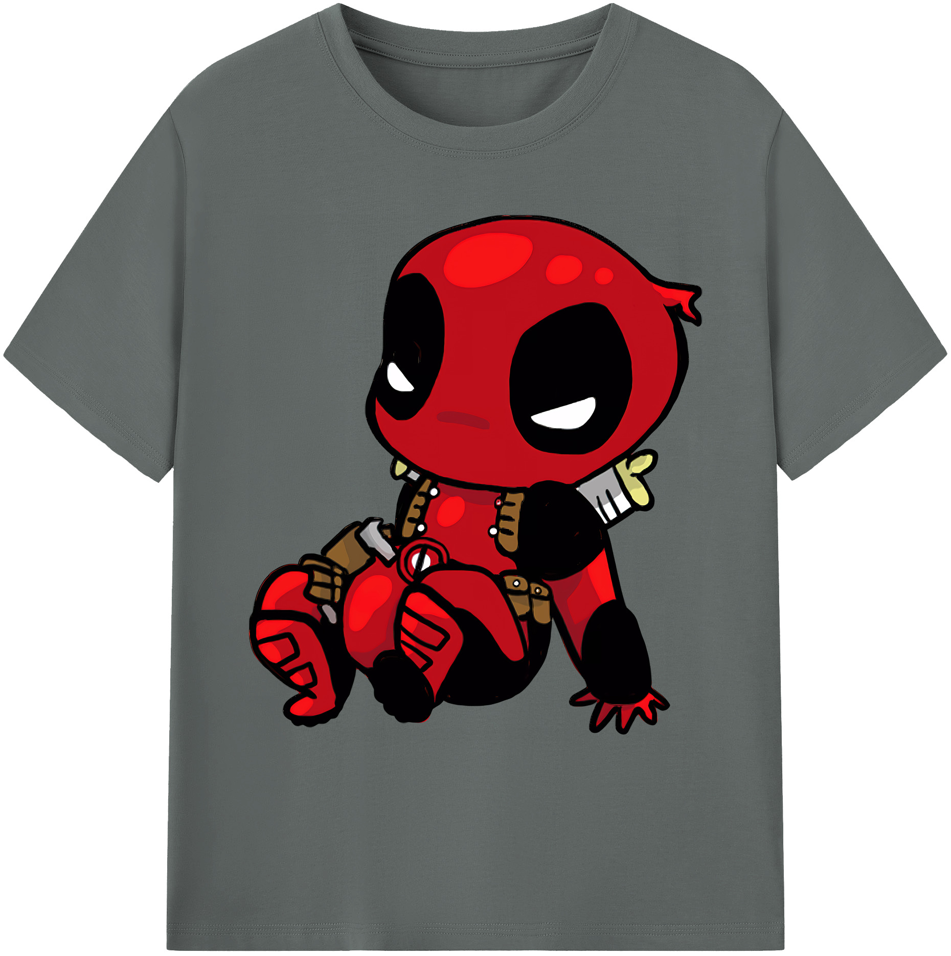 （画像用） Deadpool デッドプール 綿100％ メンズ半袖Tシャツ｜肌触りやわらか＆通気性